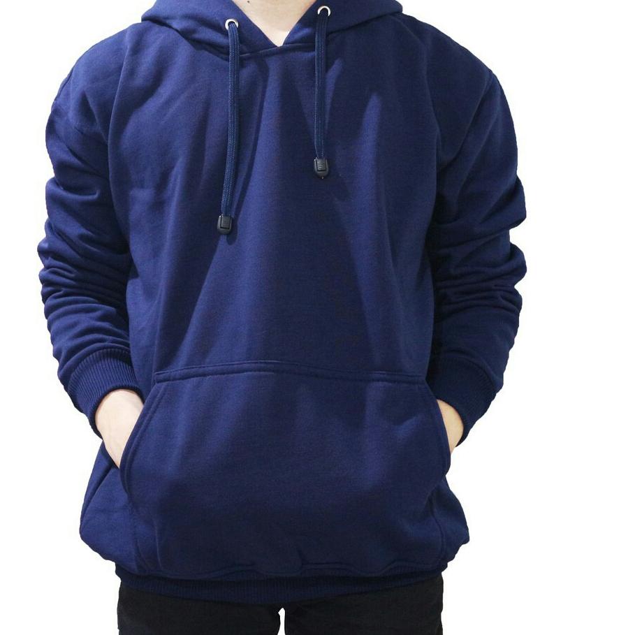 Hot L, XL, XXL Áo khoác hoodie trơn màu hải quân dongker mr. store 016