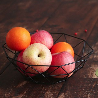 Nordic Style Candy Storage Baskets Iron Snacks Desktop Bedroom Kitchen Decoratio