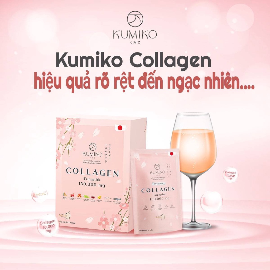 Nội Địa Thái | Collagen Kumiko Đẹp Da, Chống Lão Hóa Da Và Phục Hồi Chức Năng Xương Khớp. Dùng được cho cả người già rốt