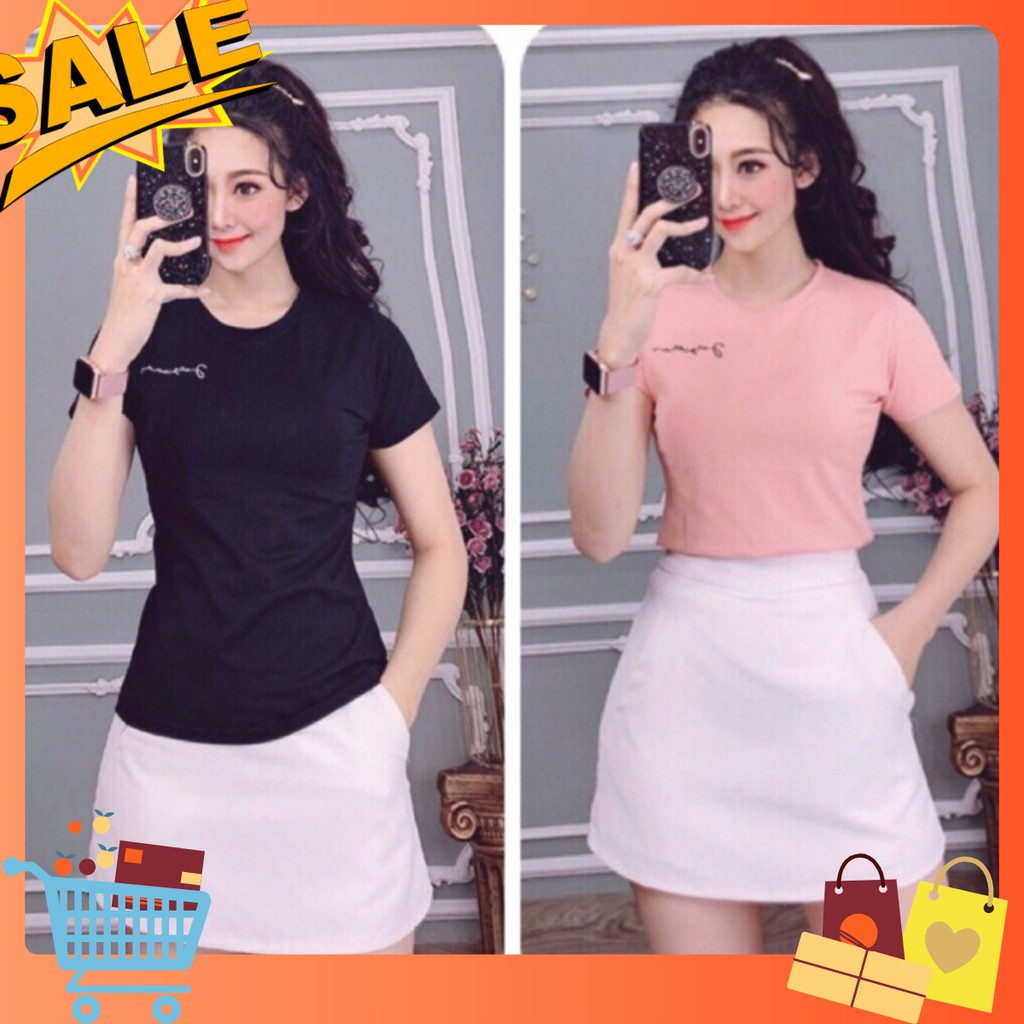 ÁO THUN THÁI NỮ CỔ TRÒN TAY NGẮN CAO CẤP | BigBuy360 - bigbuy360.vn