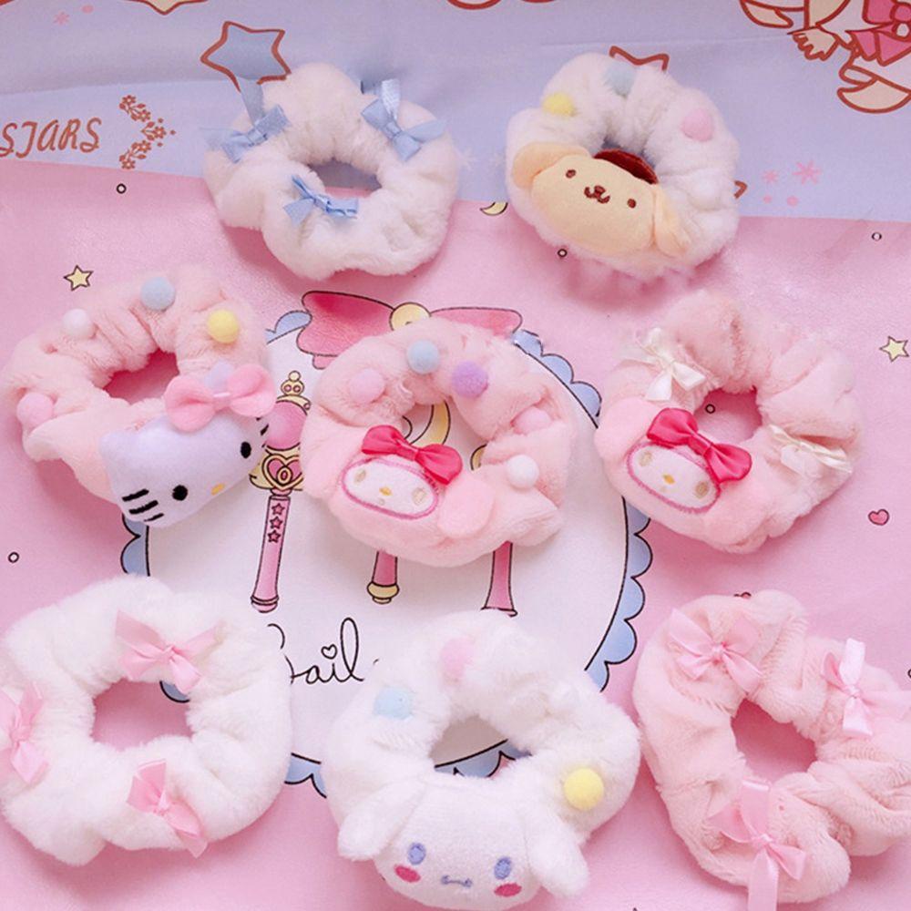 Dây Cột Tóc Co Giãn Họa Tiết Hoạt Hình Melody 15H Xinh Xắn Cho Nữ