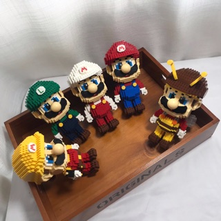 Lego lắp ghép nhân vật hoạt hình Mario bộ 5 sản phẩm