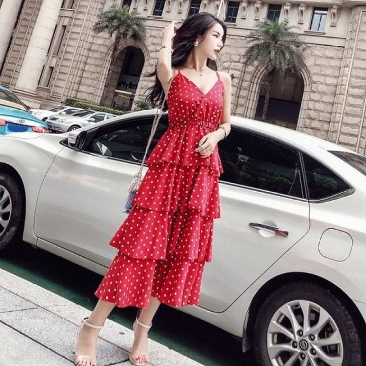 Váy maxi sang chảnh đi biển, dạo phố,chụp ảnh cưới hàng quảng châu kèm video | BigBuy360 - bigbuy360.vn