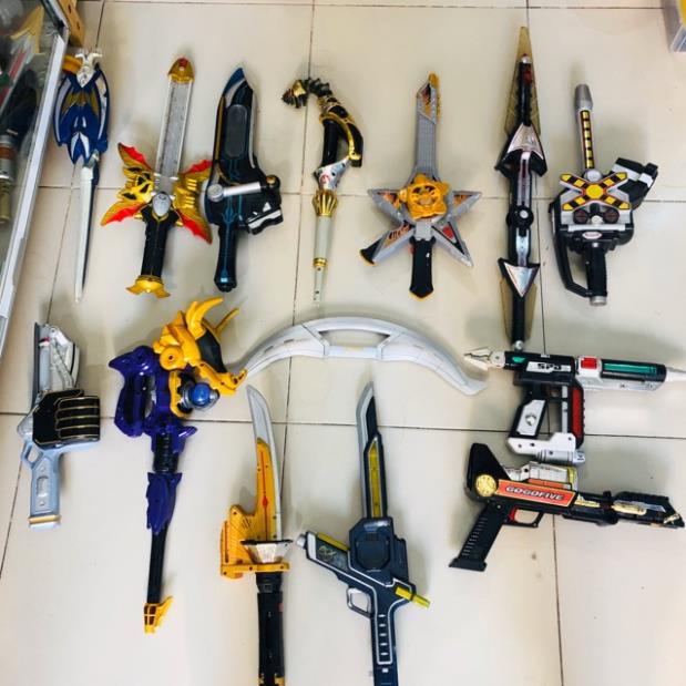 Đồ chơi siêu nhân mô hình đồ chơi Bandai Dx Weapon các loại mất nắp pin