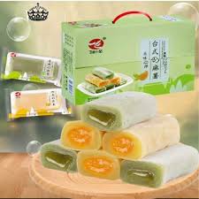 Bánh Mochi Dài mix 2 vị Trà xanh Matcha và Xoài