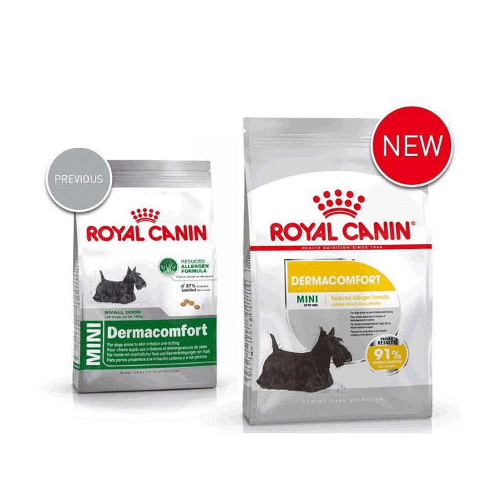 ROYAL CANIN MINI DERMACOMFORT GIẢM DỊ ỨNG DA 1kg - Thức ăn cho chó giảm dị ứng da