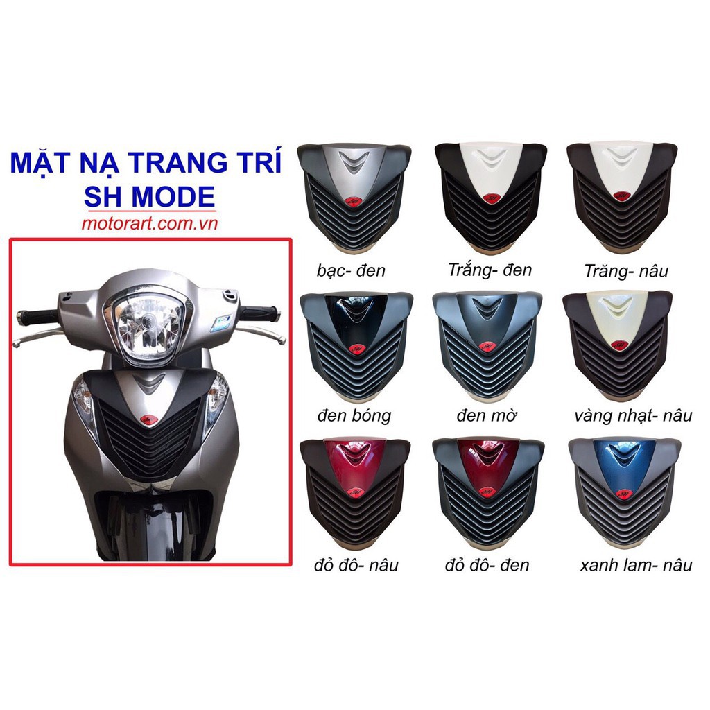 MẶT NẠ SH MODE –MOTOR ART CHÍNH HÃNG – KHÍT – SƠN ĐẸP