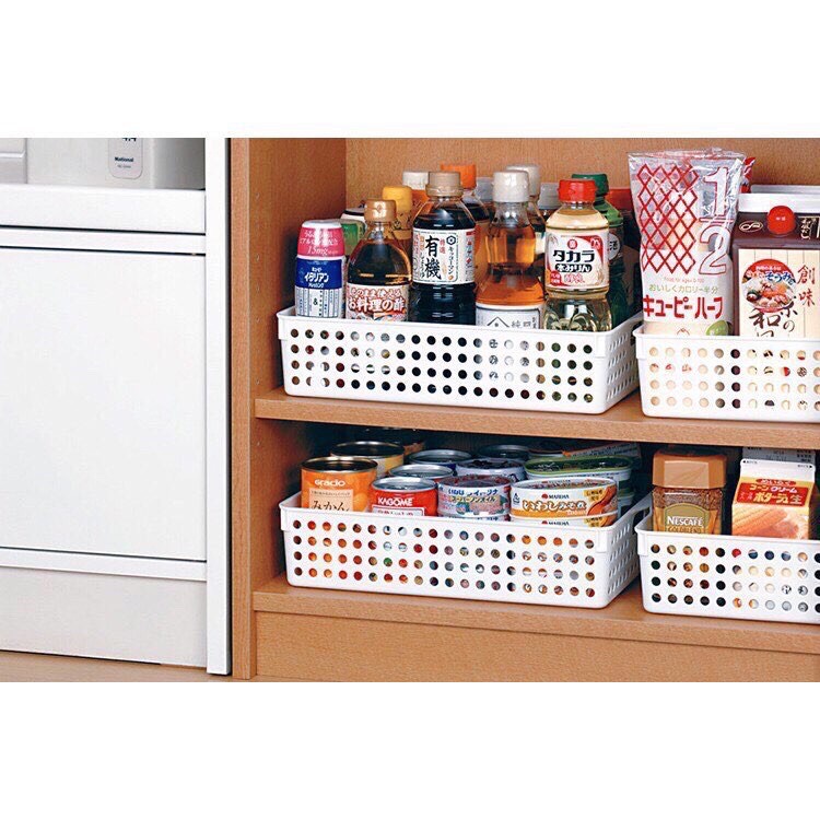 KHAY NHỰA CHỮ NHẬT, RỔ NHỰA A4 B5 NHỰA VIỆT NHẬT CHỈ CÓ MÀU TRẮNG, CORBIN_STORE