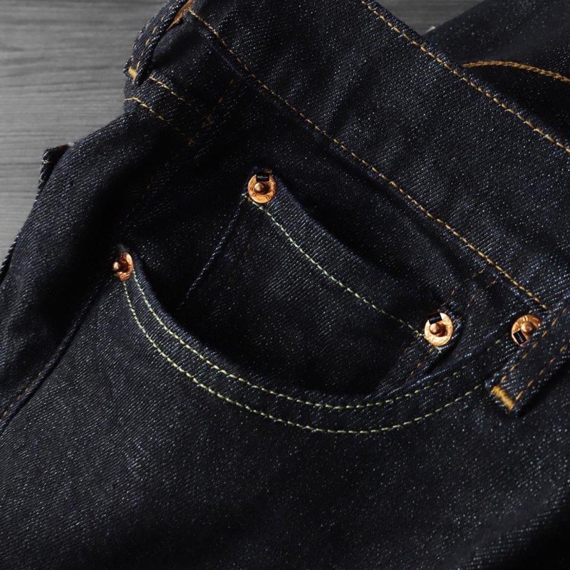 [⚡Sale lẻ size 75-85kg⚡️] Quần jean nam xanh muối tiêu - co giãn - ôm nhẹ | BigBuy360 - bigbuy360.vn