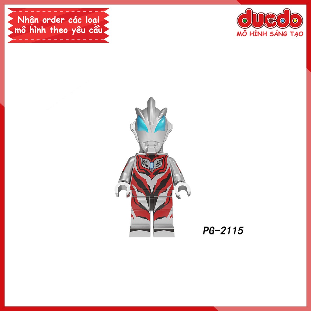 Minifigures các nhân vật siêu nhân điện quang Ultraman - Đồ chơi Lắp ghép Xếp hình Mô hình Mini Iron Man POGO PG8248