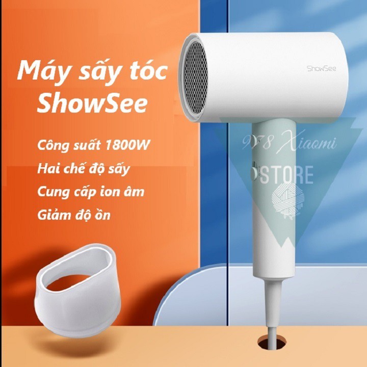 Máy sấy tóc Xiaomi ShowSee A2-W - Máy sấy tóc ion âm Xiaomi ShowSee A1-W