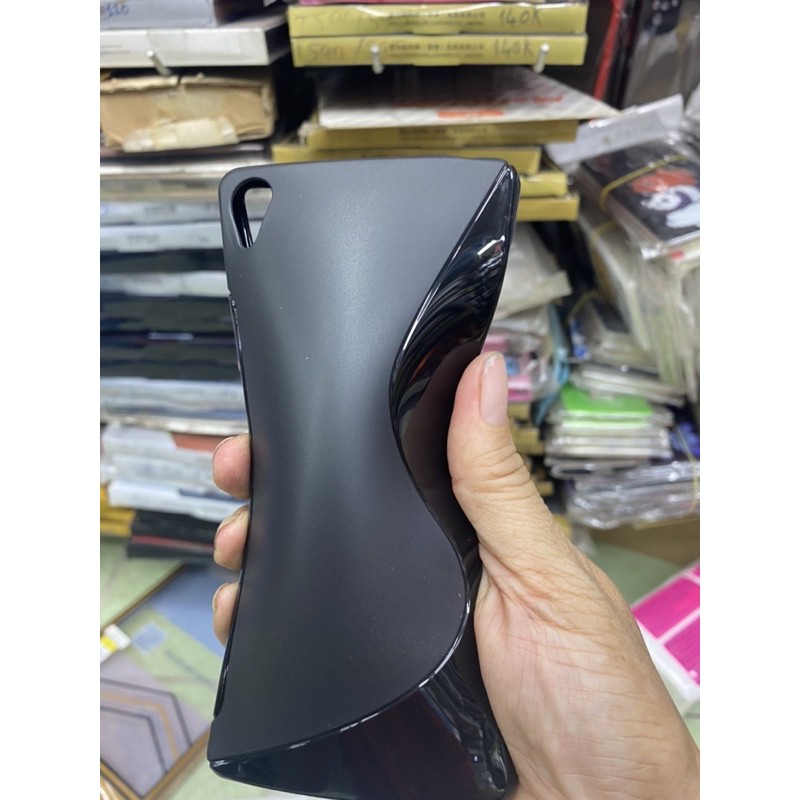 Ốp lưng Sony Z3 dẻo trong suốt, đen công ty