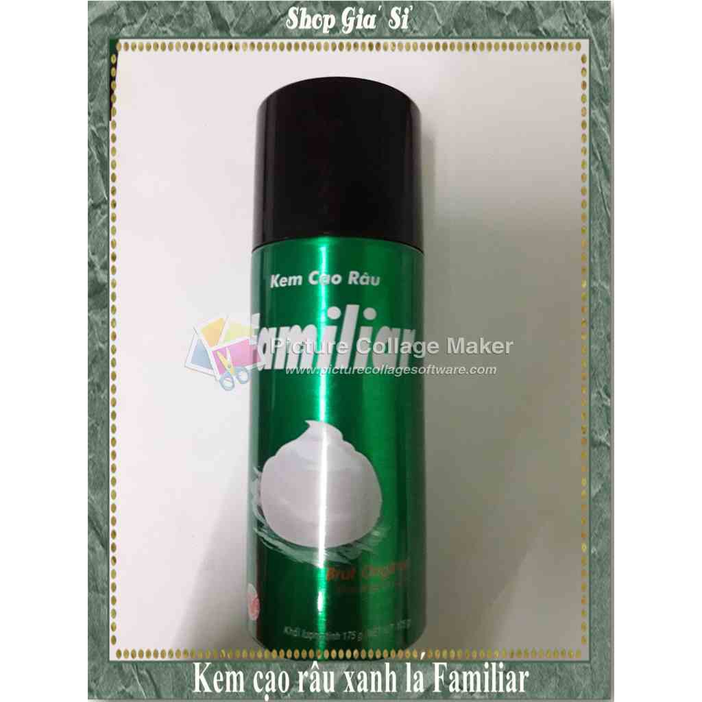 Combo 3 Kem (bọt) cạo râu Familiar Menthol 175g có 2 màu