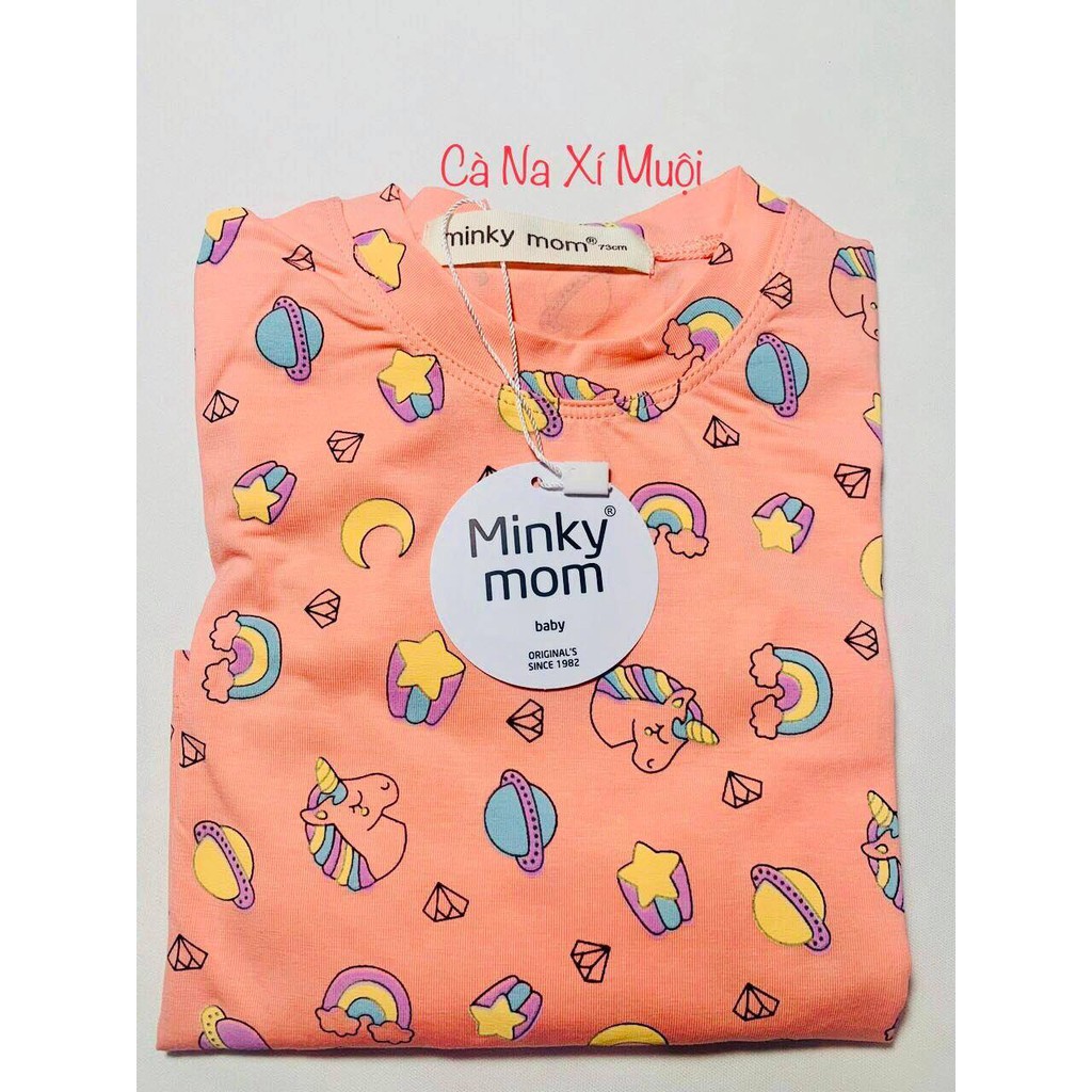 Bộ Minky Mom Hàng ChuẩnFREE SHIP[XEM TRƯỚC KHI THANH TOÁN]Vải Cotton Cao Cấp Dài Tay Họa Tiết Dể Thương Cho Bé