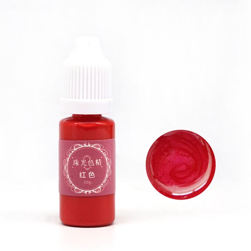 Chai resin epoxy nhiều màu ánh ngọc trai làm vật dụng handmade DIY
