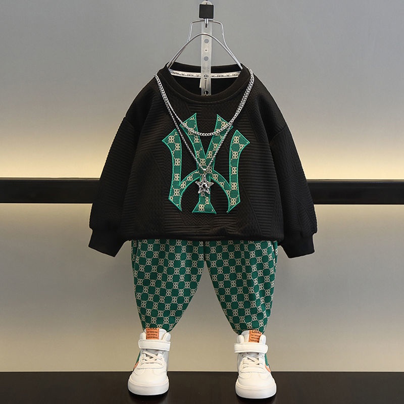 Bộ Quần Áo Mùa Thu Phong Cách Mới Cho Bé Trai