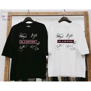 SALE 50% 🔥HÀNG HOT🔥 ÁO CHỮ KÝ BLACKPINK ĐEN TRẮNG - KILL THIS LOVE /uy tin chất lượng