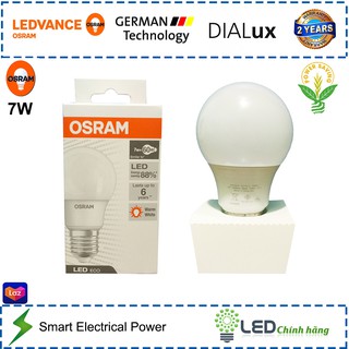 Đèn Led 7 W E27, Đèn Led bulb, Đèn Led Osram, Đèn Led Osram công nghệ Đức