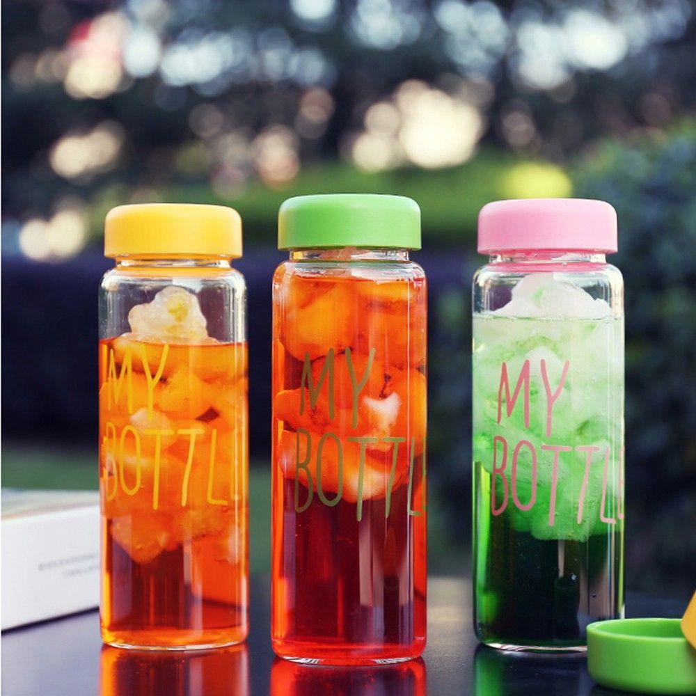 YIYU Bình Nước Thể Thao TYLER1 My bottle Kiểu Hàn Quốc Có Nắp Đậy Chống Tràn