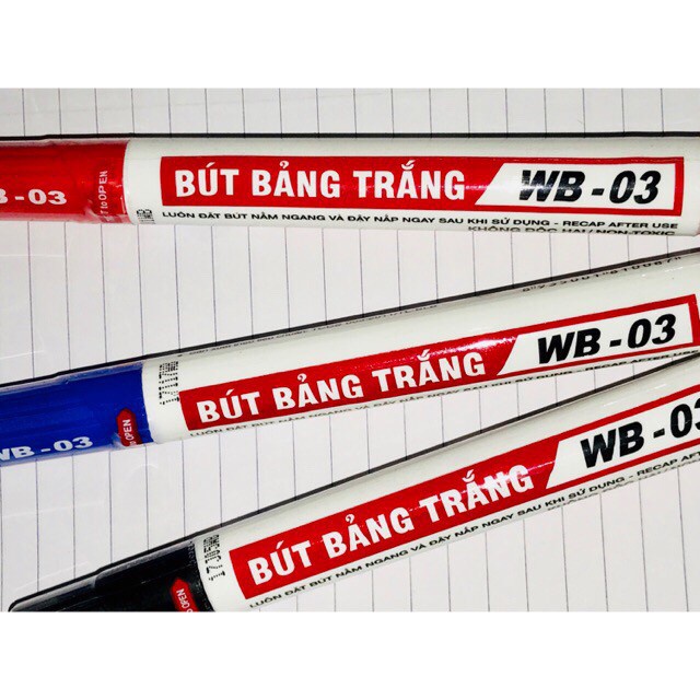 1 hộp 10 bút viết bảng trắng TL WB-03