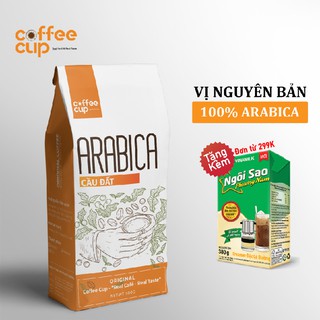 Cà phê nguyên chất Arabica Cầu Đất Coffee Cup hậu vị ngọt, chua thanh thơm mát, nguyên bản pha phin