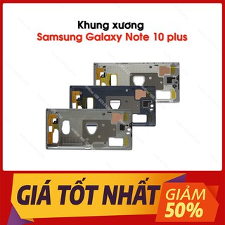 Khung xương viền samsung note 10 plus / n975 - blacket samsung galaxy note10+ zin bóc máy