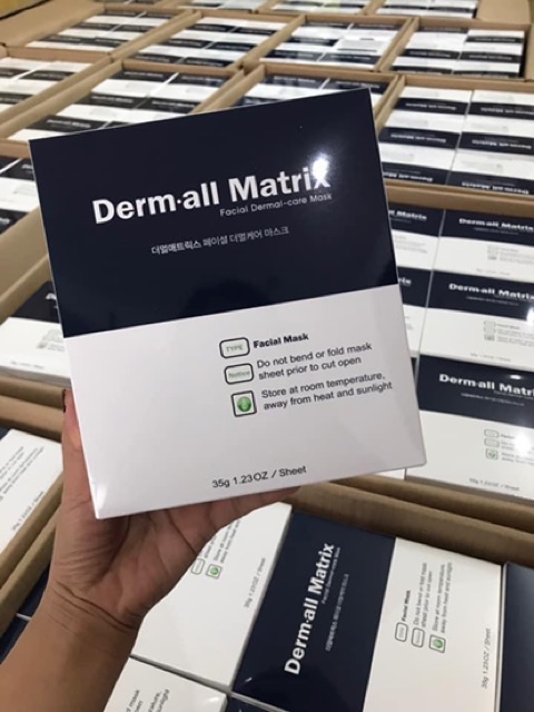 Mặt nạ ma thuật Derm all Matrix hộp 4 miếng Hàn Quốc