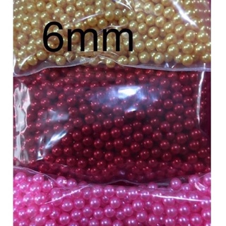 200v 5mm và 150v 6mm viên ngọc giả hình tròn không có lỗ phụ kiện trang trí móng tay nail, trang trí váy áo