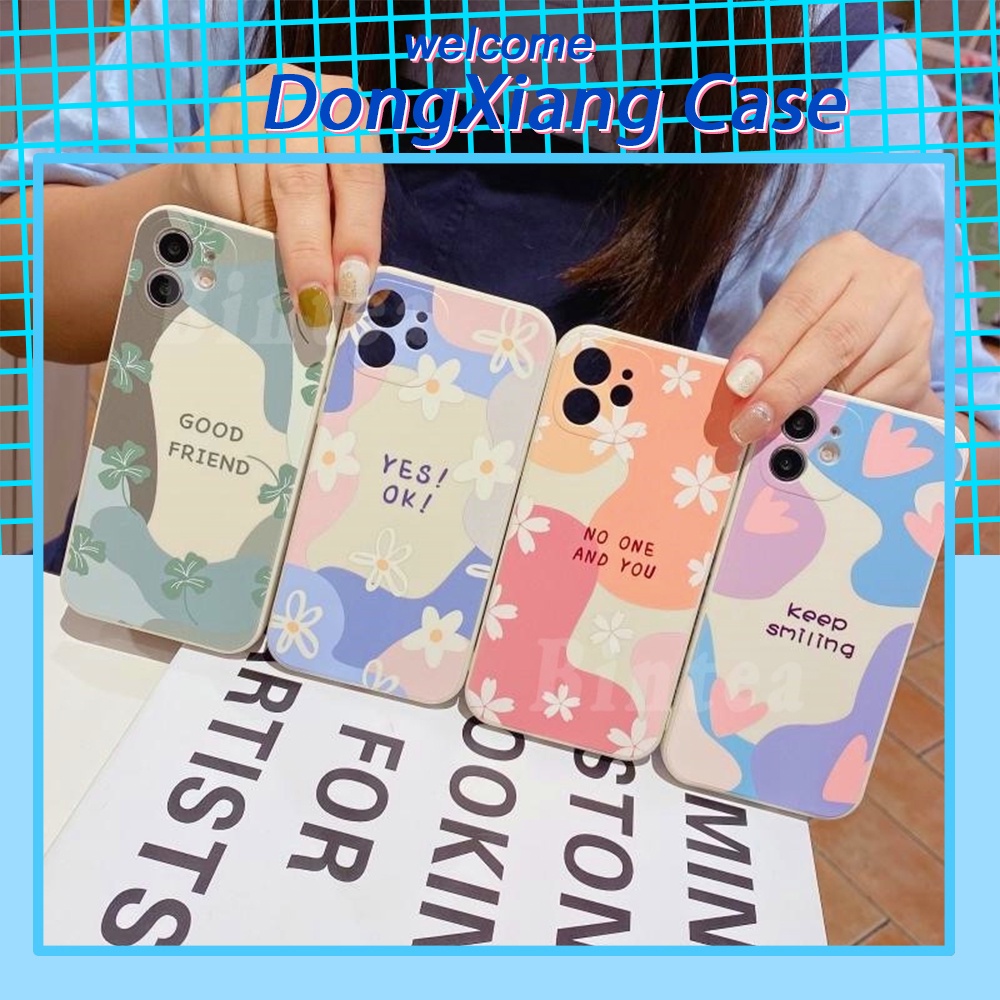 Ốp điện thoại mẫu hoa màu sắc tương phản cho Samsung Galaxy A03S A02S A11 A20 A30 A51 A51 A12 A50 A30S A50S J7 Pro