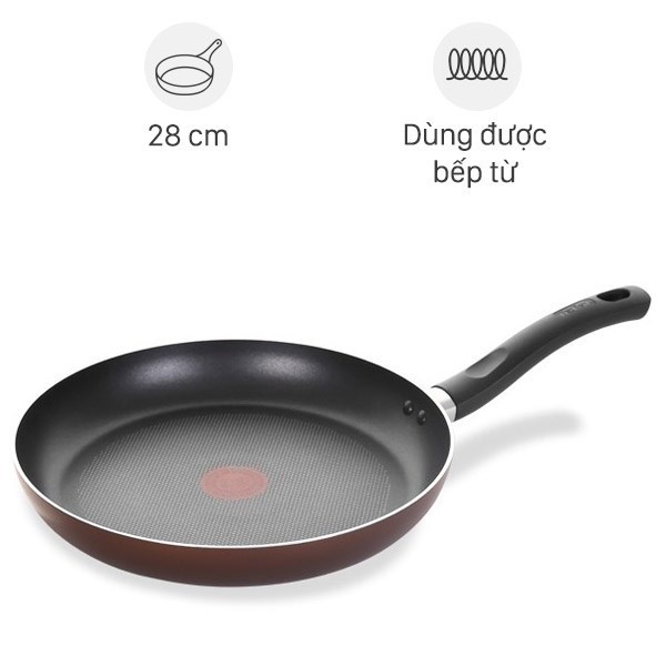Chảo chống dính đế từ Tefal Day by Day 24cm G1430405 - 28cm G1430605 - HAPOS