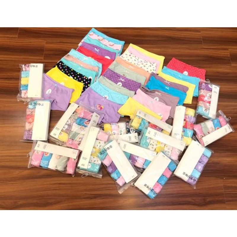 Set 5 chiếc quần chíp đùi bé gái xuất dư HM