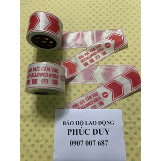 CUỘN RÀO CẢNH BÁO CHO CÔNG TRÌNH  2 MẶT