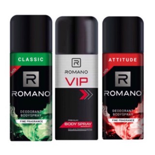 Xịt khử mùi toàn thân cho Nam Romano 150ml - mẫu mới