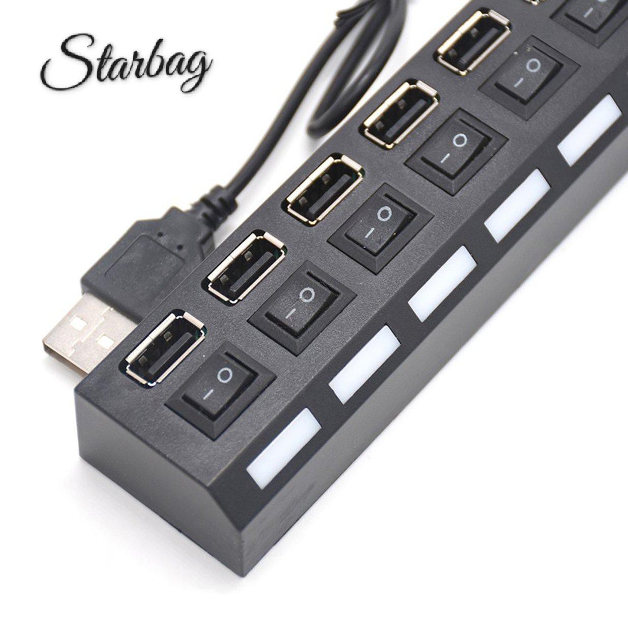 Bộ Chia Mở Rộng Nhiều Cổng Usb 3.0 Hub 2.0 Hub Usb 4/7 Usb 3 Hab Tiện Dụng Chất Lượng Cao