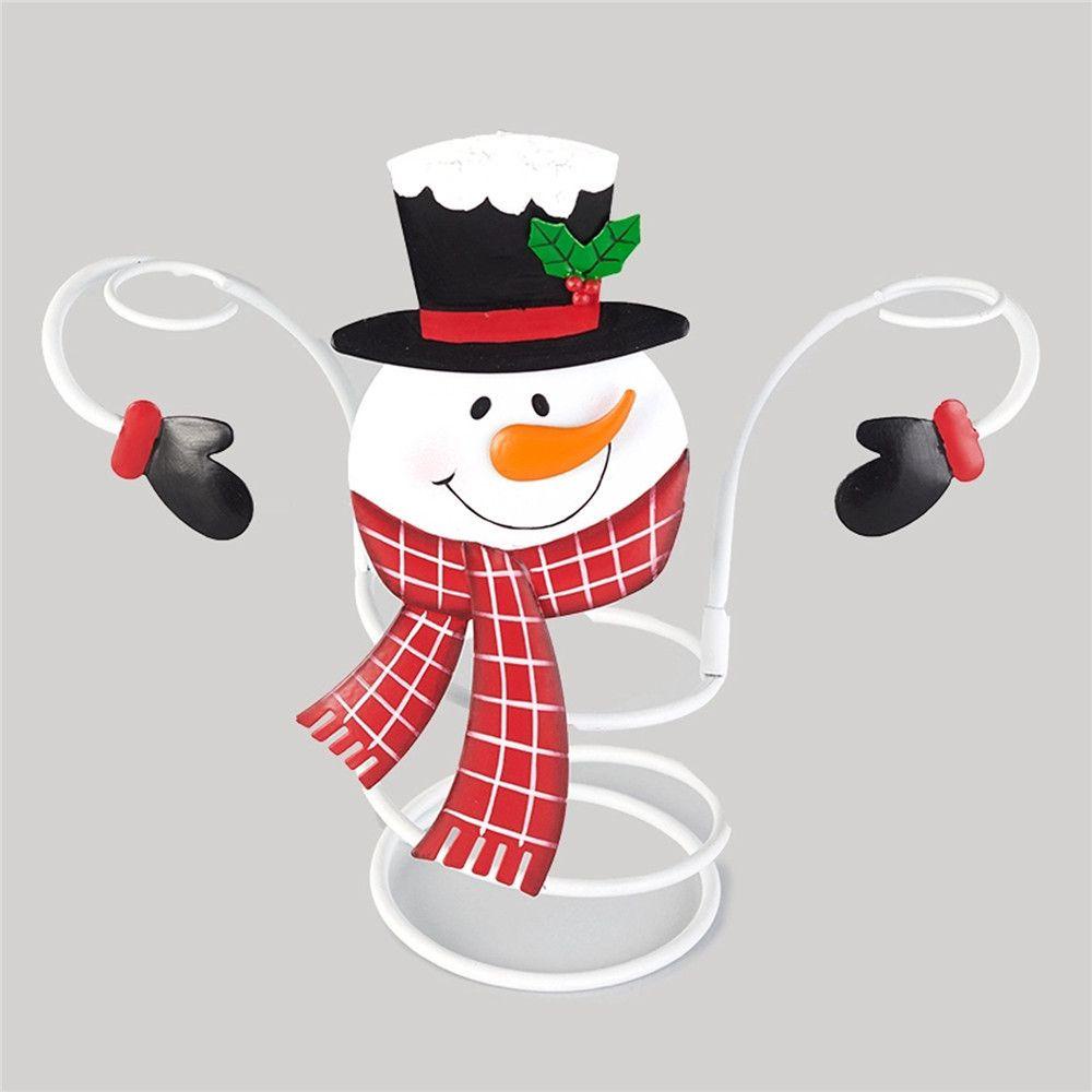 Giá Đỡ Ly Rượu Vang Hình Ông Già Noel / Người Tuyết Dễ Thương