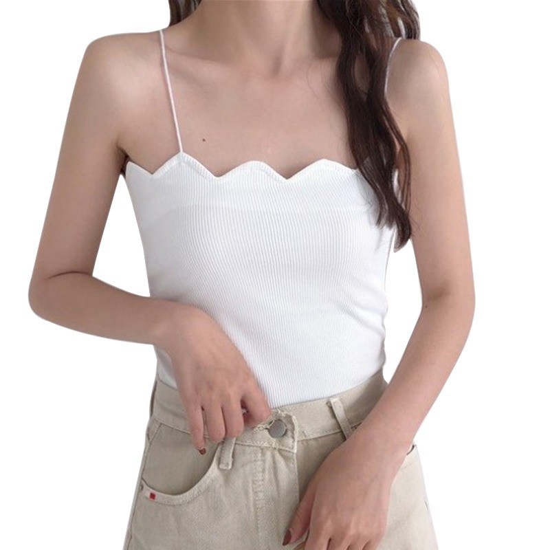 Áo dây mảnh dệt kim gợi cảm | BigBuy360 - bigbuy360.vn