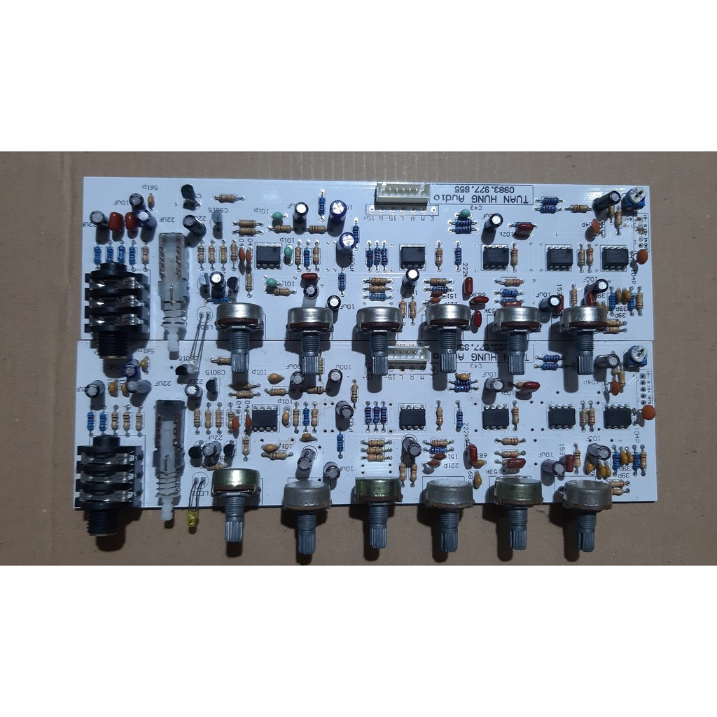 Mạch mic 6 volume hổ trợ chống hú