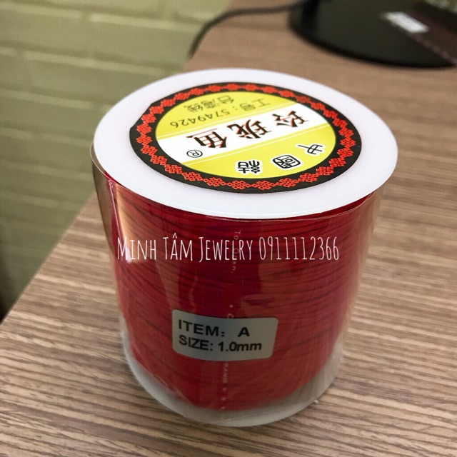 Cuộn dây dù tết vòng tay phong thủy,Dây dù đan vòng tay may mắn