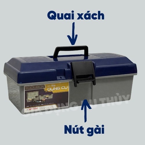 Hộp đựng dụng cụ linh kiện ốc vít, đựng đồ nghề đa năng 2 tầng tiện dụng của gia dụng Du Thủy