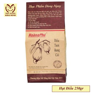 HẠT ĐIỀU RANG CỦI - 250 GR - CỬA HÀNG THỰC DƯỠNG KHAI MINH