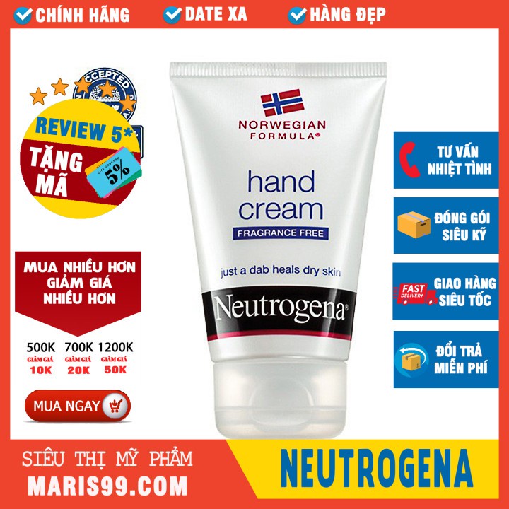 Kem Dưỡng Da Tay Neutrogena Hand Cream (56g) _NTG003DD