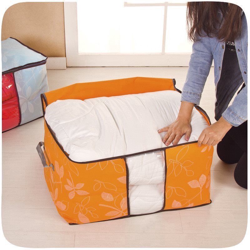 Túi Đựng Đồ Bằng Vải Không Dệt Dùng Đựng Chăn Gối Tiện Lợi