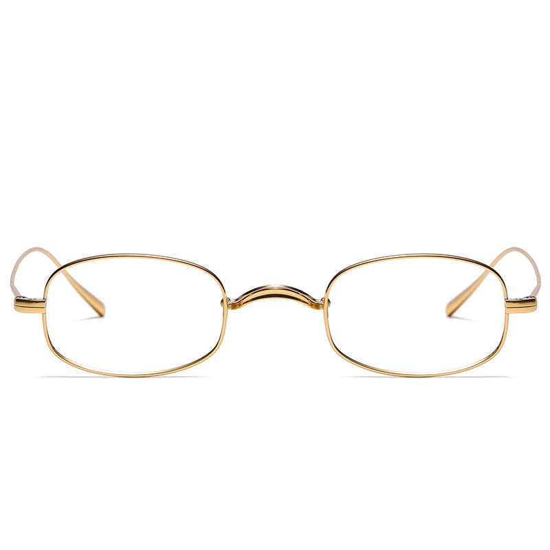 Mắt Kính Gọng Oval Nhỏ Siêu Nhẹ Phong Cách Retro Nhật Bản 5g OV1256T