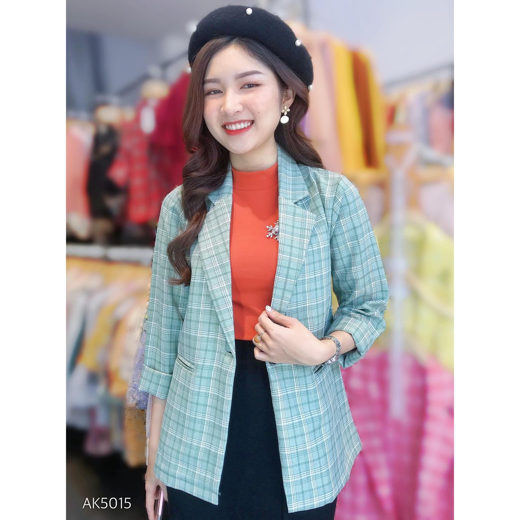Áo Vest Nữ Khoác Caro Công Sở CHUU A | BigBuy360 - bigbuy360.vn