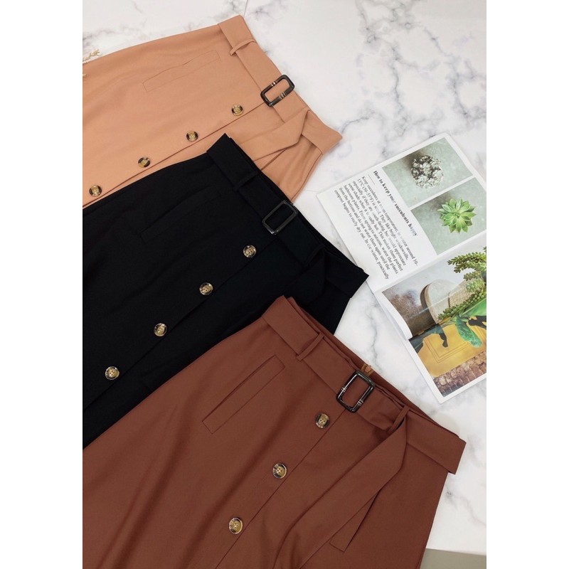 CHÂN VÁY MIDI ZR KÈM BELT | BigBuy360 - bigbuy360.vn