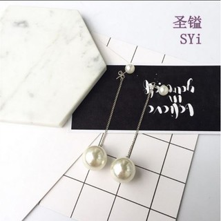 Bông tai nữ ngọc trai hai đầu Style Hàn quốc BTNT-62078