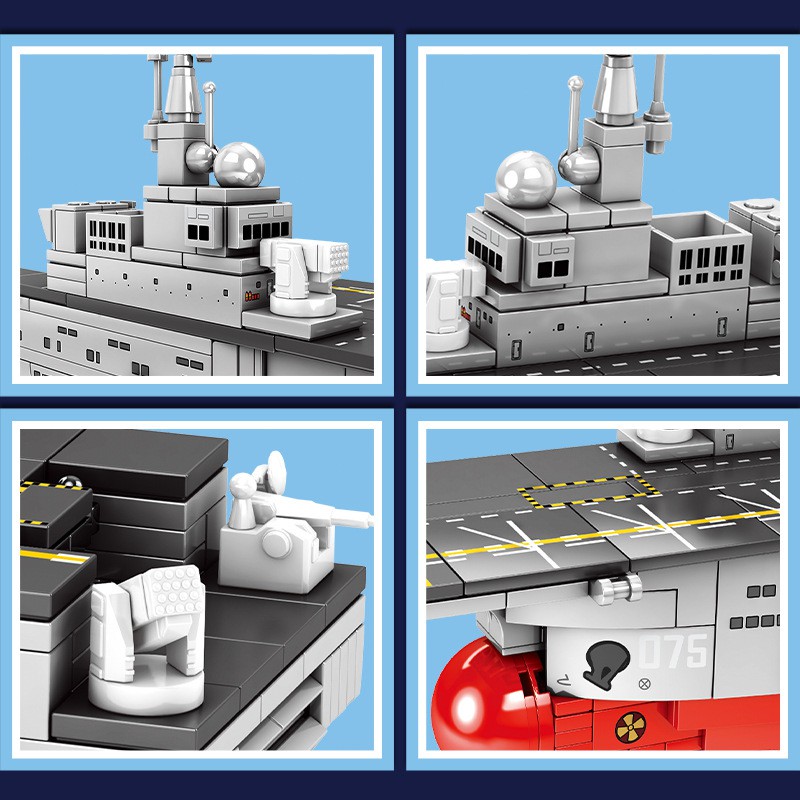 LEGO Bộ Đồ Chơi Lắp Ráp Mô Hình Tàu Chiến Phiên Bản Trung Quốc 075 Amphibious Assault 202075