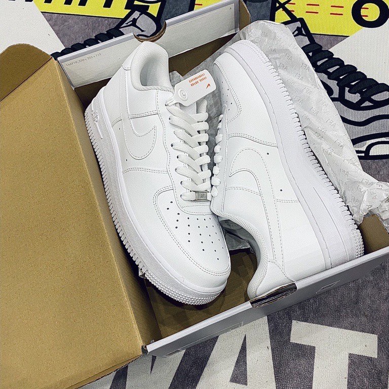 Giày 𝐍𝐈𝐊𝐄 AF1 Thể Thao Nam Nữ Đẹp Màu Trắng ,Giày Sneaker Air force 1 Trắng HotTrends