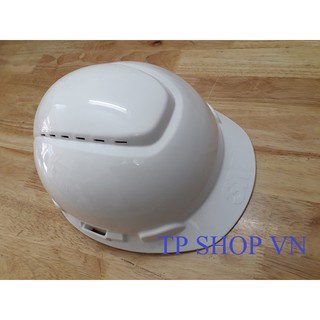 Chính hãng 3M, Nón bảo hộ 3M H701V có lỗ thoáng khí, màu trắng