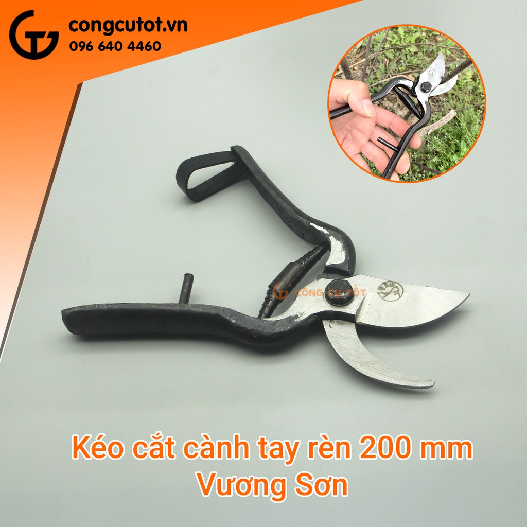 Kéo cắt cành tay rèn 200mm Vương Sơn